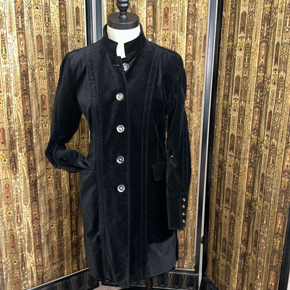Chico’s Velvet Coat - Picture 1 of 6